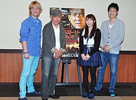 取材に応じた石丸博也ら「ポリス・ストーリー レジェンド」