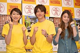 イベントに出席した(左から) 大野いと、山田裕貴、片平里菜「ライヴ」