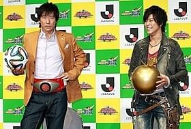 日本代表にエールを送った中山雅史と佐野岳