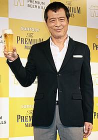 プレミアム・モルツをPRする矢沢永吉
