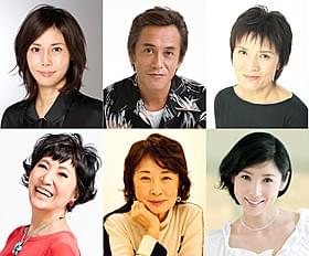 「思い出のマーニー」に声優出演する(左上から時計回りに) 松嶋菜々子、寺島進、根岸季衣、黒木瞳、吉行和子、森山良子「思い出のマーニー」