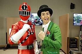 ヒャダイン、トッキュウ1号のフィギュアを胸にアフレコ収録「烈車戦隊トッキュウジャー THE MOVIE ギャラクシーラインSOS」