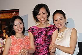 三姉妹を演じた吹石一恵、徳永えり、吉田羊「六月燈の三姉妹」
