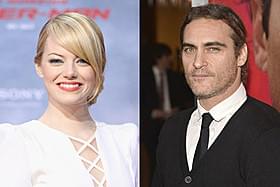 共演するエマ・ストーンとホアキン・フェニックス「ブルージャスミン」