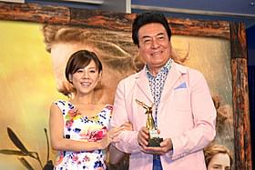 家族愛について語り合った高橋英樹(右)と真麻(左)親子「ノア 約束の舟」