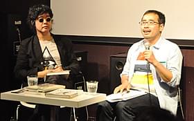 興味深い解説で会場をわかせた柳下氏(左)と原氏(右)「ホドロフスキーのDUNE」