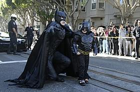 マイルス君がスーパーヒーローに「バットマン」
