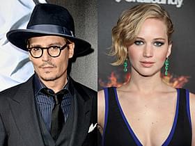 ジョニー・デップとジェニファー・ローレンス