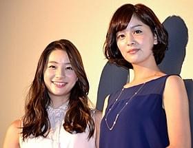 石橋杏奈(右)と足立梨花「トリハダ 劇場版2」