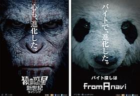 猿の惑星とパン田くんがコラボレーション!「猿の惑星:新世紀(ライジング)」