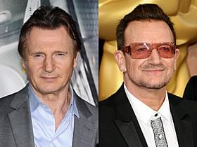 リーアム・ニーソンとU2ボノ