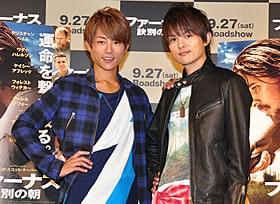 兄弟でウルトラマン、 仮面ライダーを演じて話題にもなった杉浦太陽(左)とタカオ(右)「ファーナス 訣別の朝」