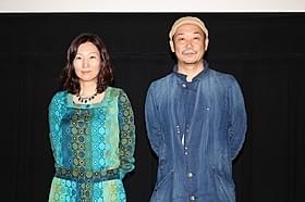 トークイベントに登壇した大森 立嗣監督(右)と原作者の三浦しをん氏「まほろ駅前狂騒曲」