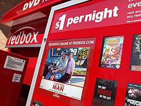 DVDレンタルの自動販売機レッドボックス