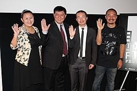 (左から)チャン・ミン、ファン・リー、 リー・ルイジン、リウ・ヨンホン