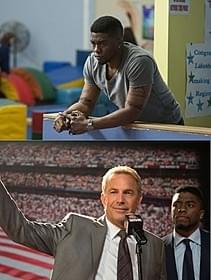 (上)強さと優しさを併せ持つボンテ・マック (下)コスナー演じるGMサニー「ドラフト・デイ」
