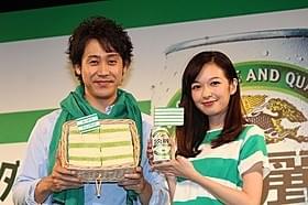 CMではアドリブ合戦を繰り広げたふたり