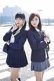 (左から)北原里英、真野恵里菜(撮影:岡本武志)「映画 みんな!エスパーだよ!」