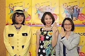 元タカラジェンヌでLGBT活動家の東小雪氏(中央)「パレードへようこそ」