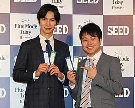 「NON STYLE」井上裕介(右)の挑発を一蹴した福士蒼汰