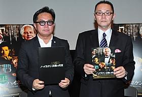 興味深いトークを展開した小川氏(右)と映画評論家の松崎健夫氏(左)「ハイネケン誘拐の代償」