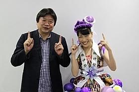 「2015年 神戸三宮映画祭」に参加した本広克行監督と高城れに「幕が上がる」