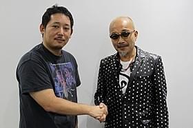 「2015年 神戸三宮映画祭」に参加した入江悠監督と竹中直人「日々ロック」