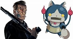 T-800と妖怪ウォッチの名物キャラが相まみえる!「ターミネーター」