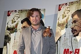 ご機嫌で舞台挨拶に立った ハーレイ・ジョエル・オスメント「Mr.タスク」
