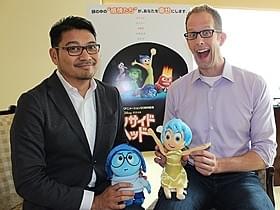 インタビューに応じた(左から)ロニー・デル・カルメン共同監督&ピート・ドクター監督「インサイド・ヘッド」