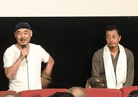 池谷薫監督(左)と中原一博氏「ルンタ」