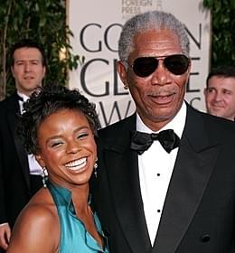 エディーナ・ハインズさんとモーガン・フリーマン