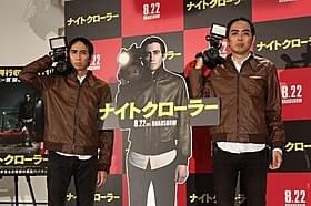 “ナイトクローラー”になりきったアンガールズの2人「ナイトクローラー」