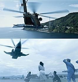全長34メートル、総重量25トンのビッグB「天空の蜂」