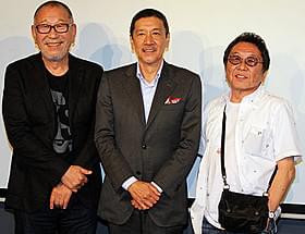 エロスを語った崔洋一監督、奥田瑛二、高橋伴明監督(左から)「赤い玉、」
