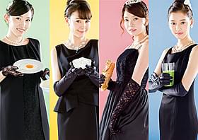 「いつかティファニーで朝食を」 (左から)徳永えり、トリンドル玲奈、森カンナ、新木優子「リアル鬼ごっこ」