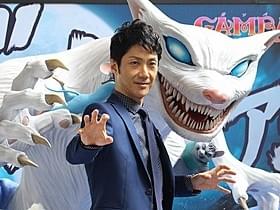 親子向けイベントに参加した野村萬斎「GAMBA ガンバと仲間たち」