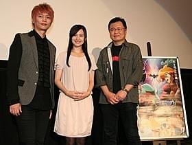 (左から)浅沼晋太郎、M・A・O、川越淳監督「デビルマン」