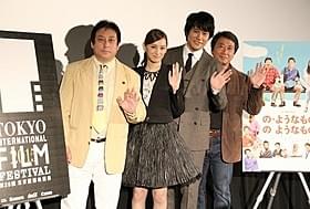 松山ケンイチ(中央右)、北川景子 (中央左)ら“森田組”再集結!「の・ようなもの」