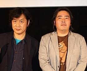 古橋一浩監督(左)と福井晴敏氏「機動戦士ガンダム 逆襲のシャア」