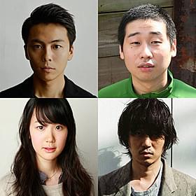 「エミアビのはじまりとはじまり」に出演する (上段左から)森岡龍、前野朋哉、新井浩文、黒木華「舟を編む」