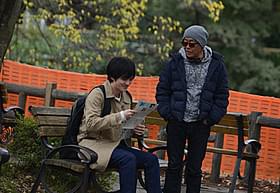 「火花」を撮影中の林遣都と廣木隆一総監督「火花」