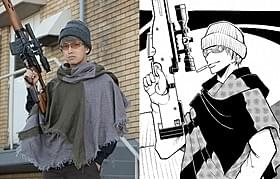 腕利きスナイパー・レッドアイ役の阿部力「暗殺教室 卒業編」