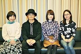 アフレコ収録に臨んだ花澤香菜、 浅沼晋太郎、矢作紗友里、平松晶子「秒速5センチメートル」