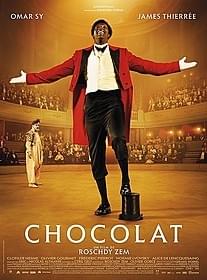 オマール・シー主演、実在の黒人道化師を描いた 「Chocolat」ポスター「最高の花婿」