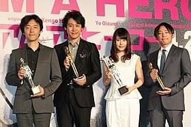 会見を盛り上げた大泉洋、有村架純ら「アイアムアヒーロー」