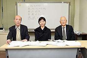 最終選考委員の丸山昇一、松田美由紀、黒澤満氏「百円の恋」