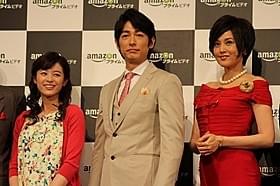 会見に出席したディーン・フジオカ、清野菜名、藤原紀香「音楽」