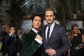 すっかり仲良しの2人「ターザン:REBORN」