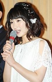 舞台挨拶に登壇した武田梨奈「海すずめ」